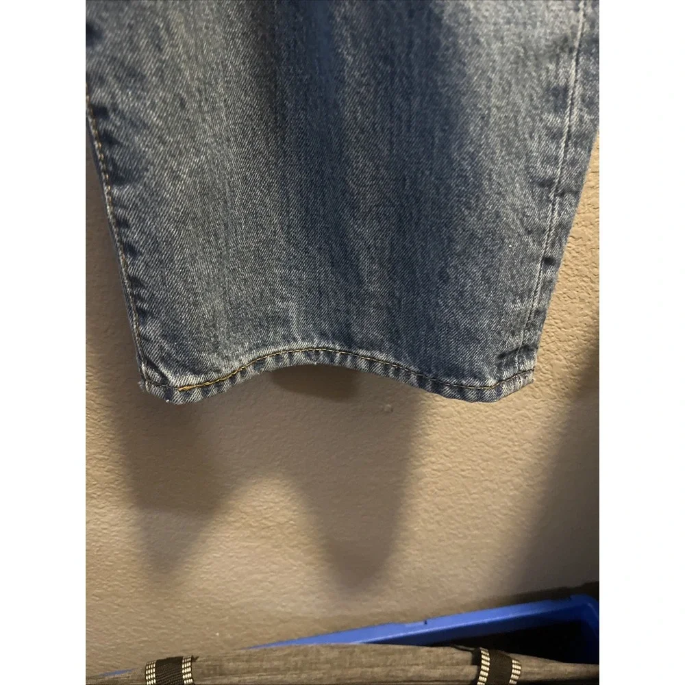 Levi's‎ 501 Jeans Men's 42x30 Blue Button Fly Straight Fit 100% Cotton